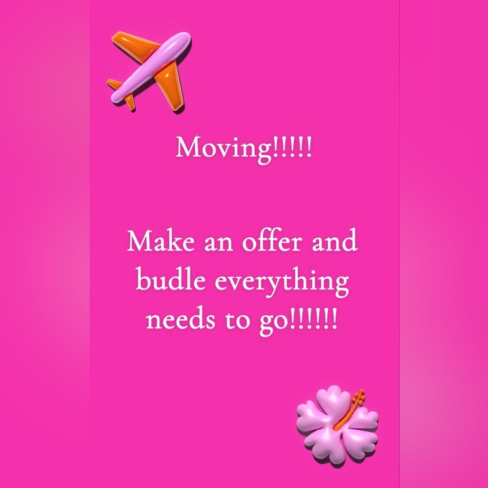 Moving Sale - Make an Offer